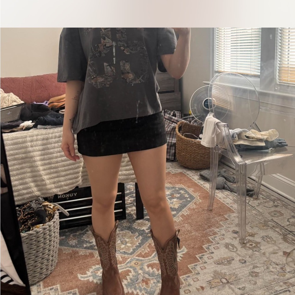 Clarks Brown And Teal Embroidered Western Boots - image 7